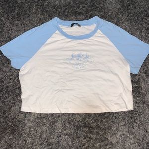 Shein angel baby crop top